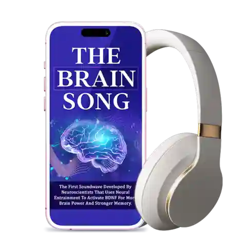 The Brain Song official program — headphones and brainwave visualization